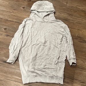 lululemon athletica Light Gray Hooded Sweatshirt